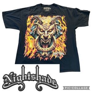 Nightshade Black Graphic T-Shirt